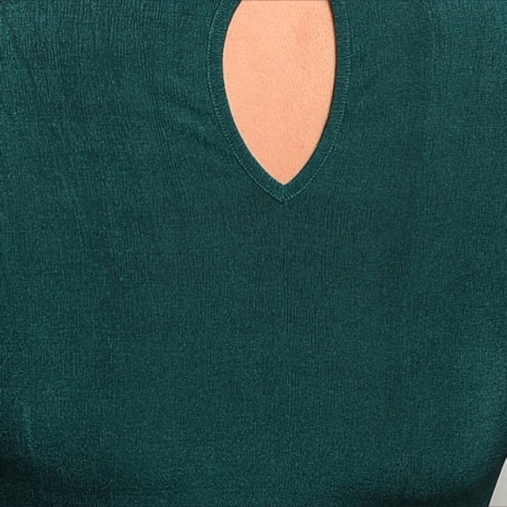 🌞SALE $10🌞 EMERALD GREEN PLUS SIZE BODYSUIT - Picture 2 of 8